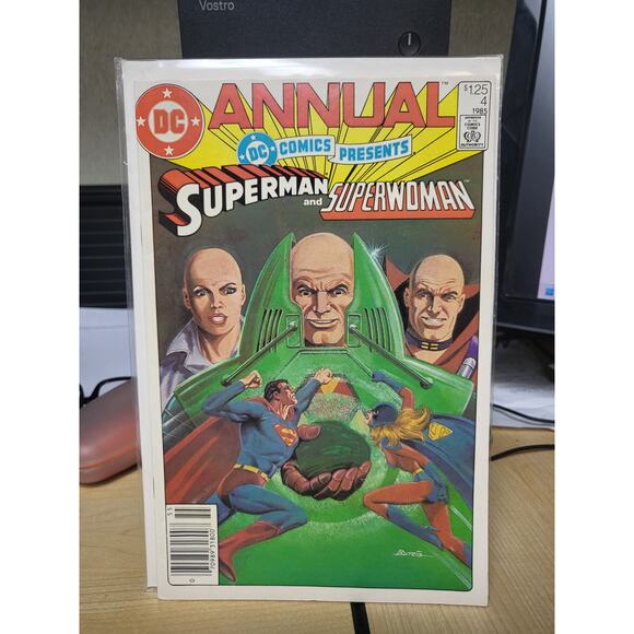 DC Comics Presents Annual #4 1985 Superman & Supergirl vs Lex Luthor HIGH GRADE - Picture 1 of 6
